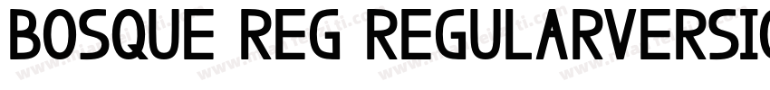 Bosque Reg RegularVersion 10字体转换
